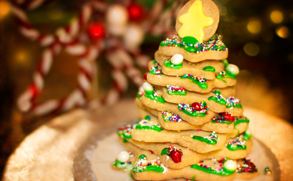 Cookie Christmas Tree Victoria Bakery & Café